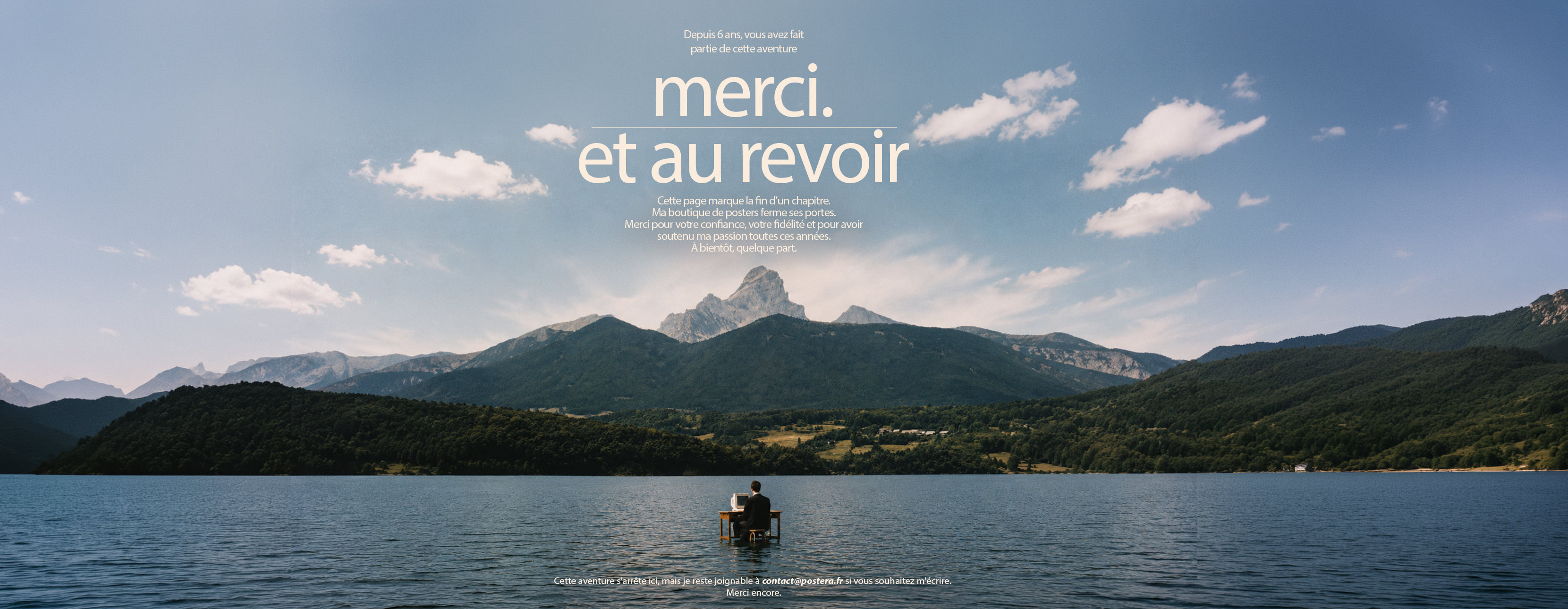 Postera — Merci et au revoir