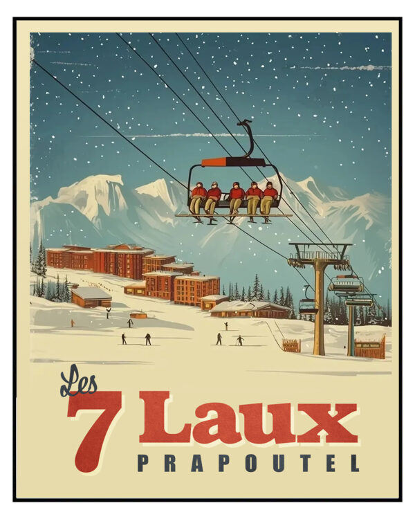 Affiche Poster des 7 Laux - Prapoutel