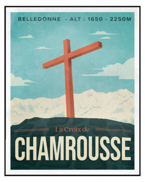 Affiche Poster de Chamrousse