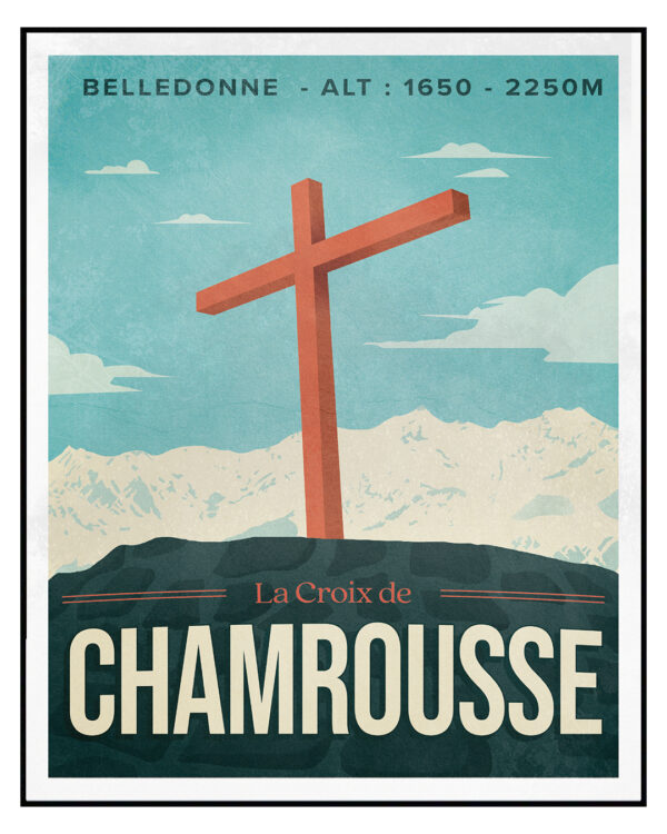 Affiche Poster de Chamrousse